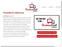 Tablet Screenshot of businesscastofloudoun.com